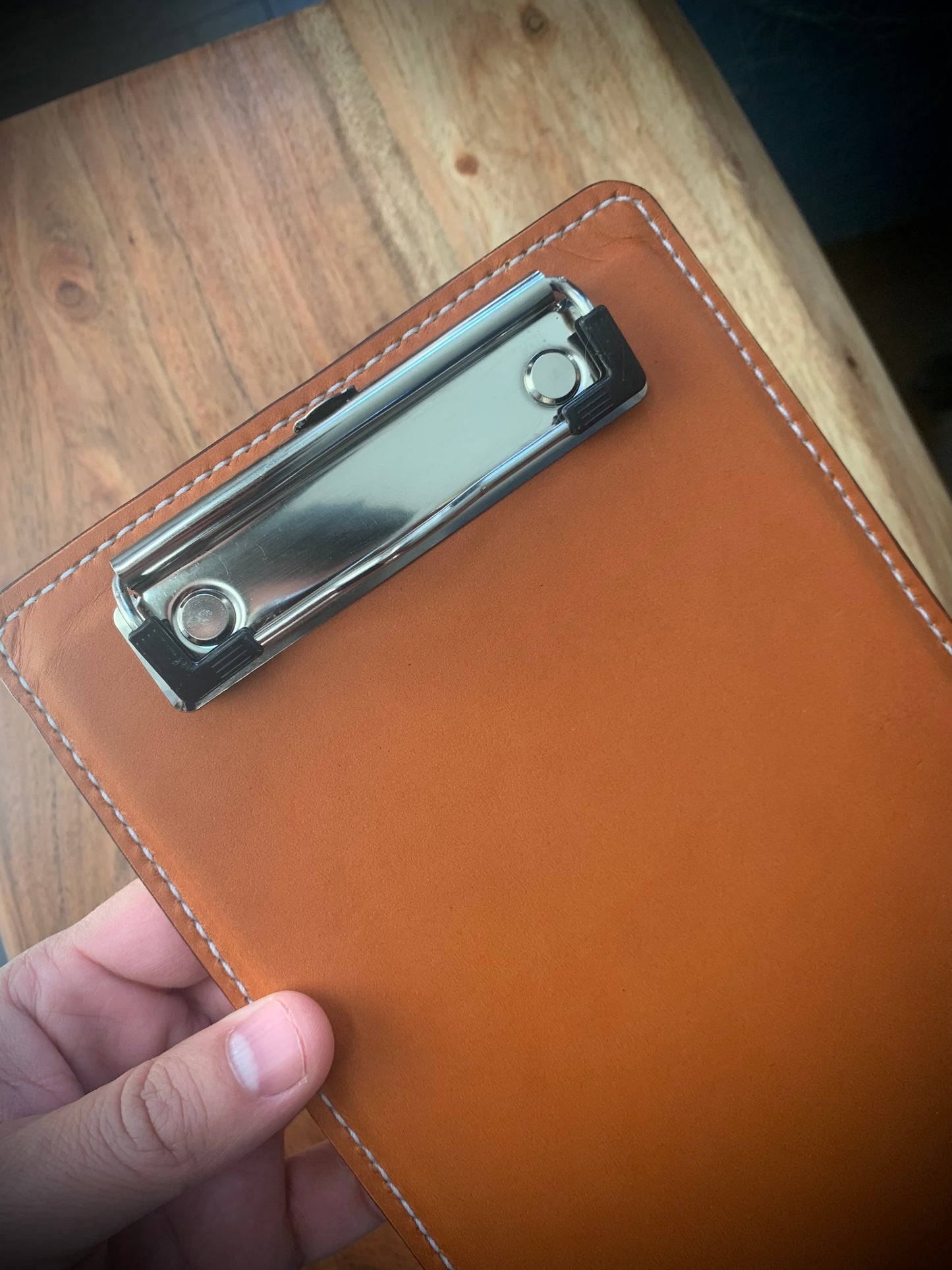 The Auditor - Leather Clipboard (5”x 8”)