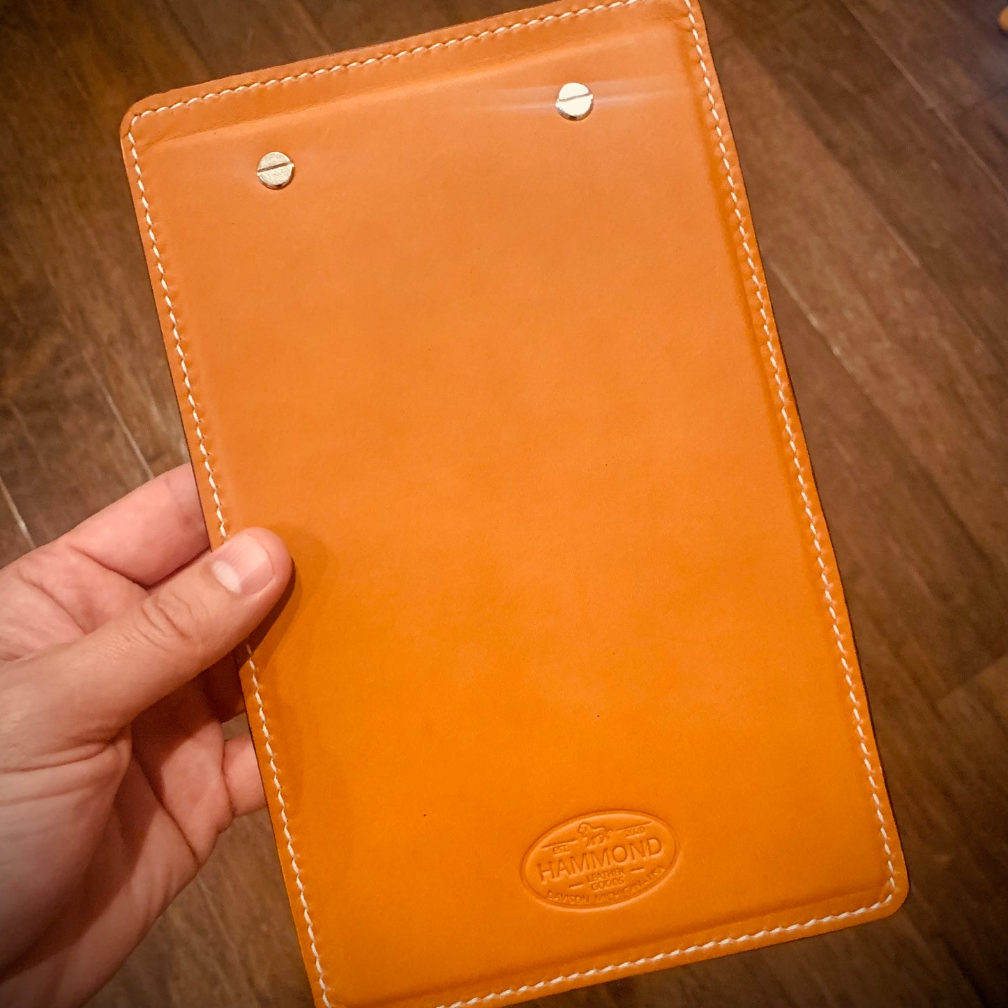 The Auditor - Leather Clipboard (5”x 8”)