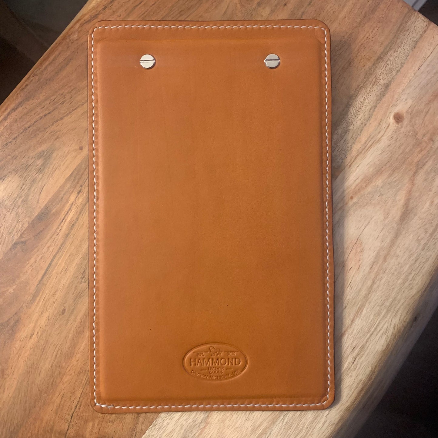 The Auditor - Leather Clipboard (5”x 8”)