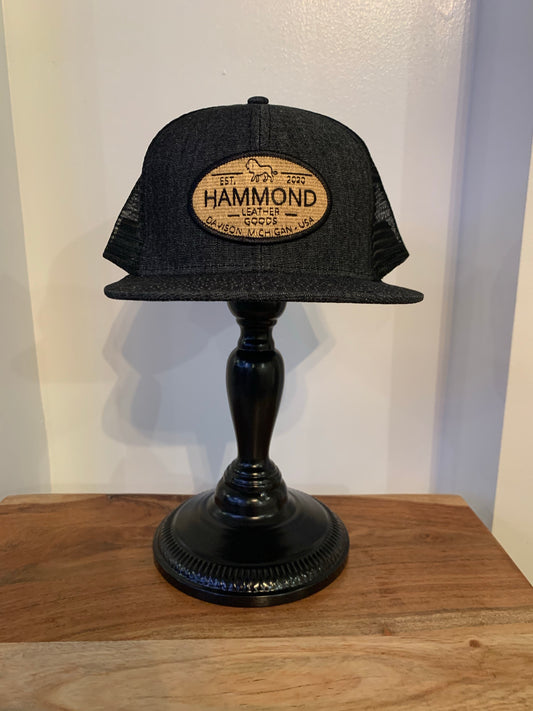 6-Panel Flat Bill Trucker Cap