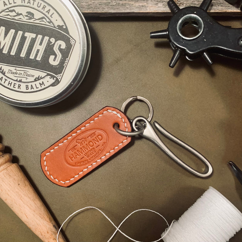 The Fisherman - Fish Hook Keychain – Hammond Leather Goods